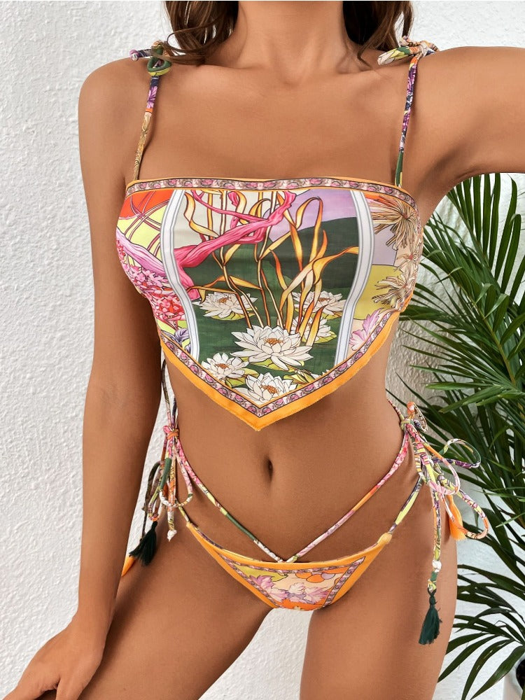 Sexy Bohemian Bikini Set For Women - Trendy Beachwear