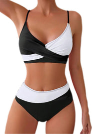 Color-Block Bikini Set For Women