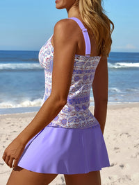 Two-Piece Swimsuit For Women Tankini Push-Up Backless High-End Holiday Swimwear