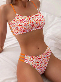 Sexy Leopard Print Two-Piece Swimsuit Bikini For Women