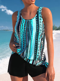 Two-Piece Tankini Swimsuit Slim Fit Boxer Shorts High-End Beachwear